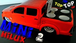 Mini Hilux TOP com som e controle remoto [ DRIFT ] 