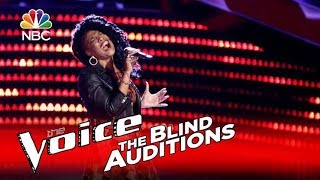 The Voice 2016 Blind Audition - Courtney Harrell- 'Let It Go'