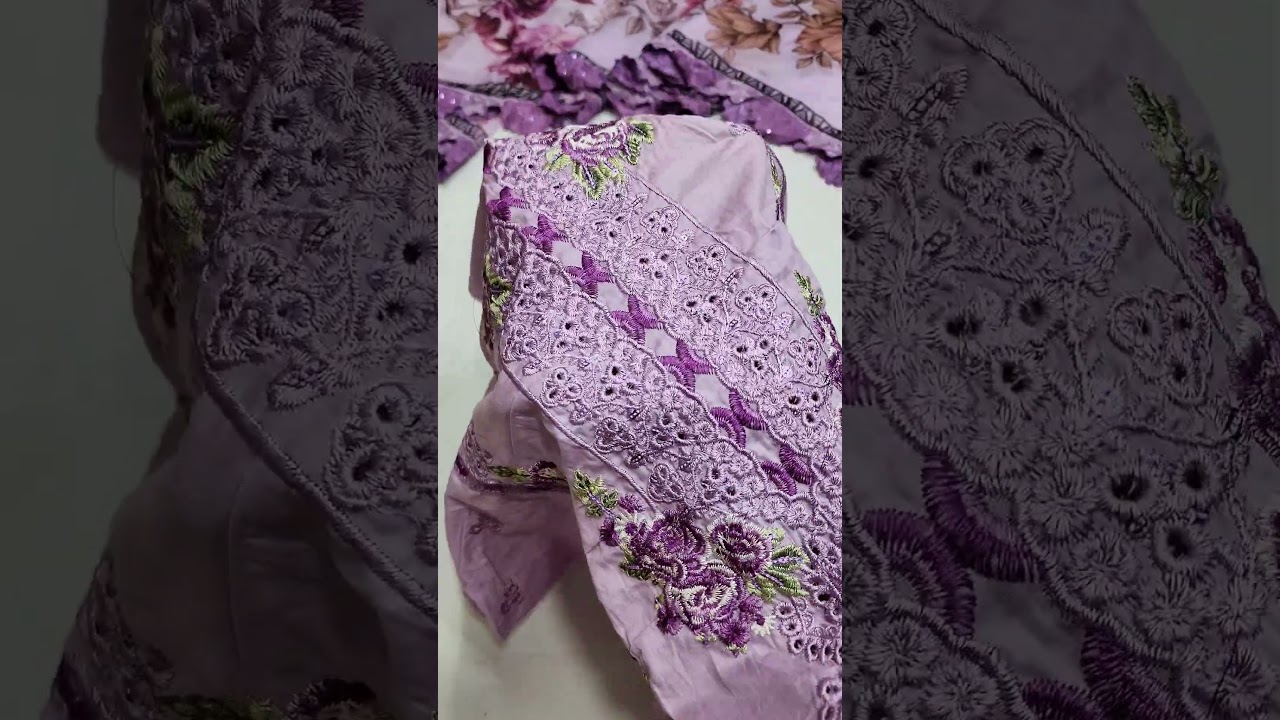 Jade Ombre Premium Embroidered Luxury Lawn Unstitched 3Pc