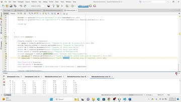 Programas del metodo Bisección, Interpolación y de Gauss