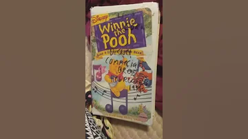 Winnie The Pooh 1995 VHS 