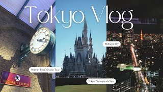 日本vlog｜東京四天三夜｜東京迪士尼陸地海洋\/不用花錢買dpa也能玩海洋新園區！\/雷門\/shibuya sky\/淺草鰻魚飯\/原宿竹下通可麗餅\/澀谷蛋包飯\/新宿炸豬排\/東京哈利波特影城