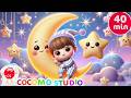 Twinkle Twinkle Moonlight Musical Journey ⭐🎵 | 40 Min Fun Kids Songs Compilation