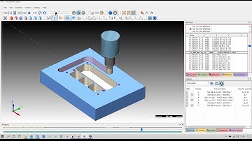 Dolphin PartMaster CAD/CAM  Multi Depth enclosure 4 Axis Simulation