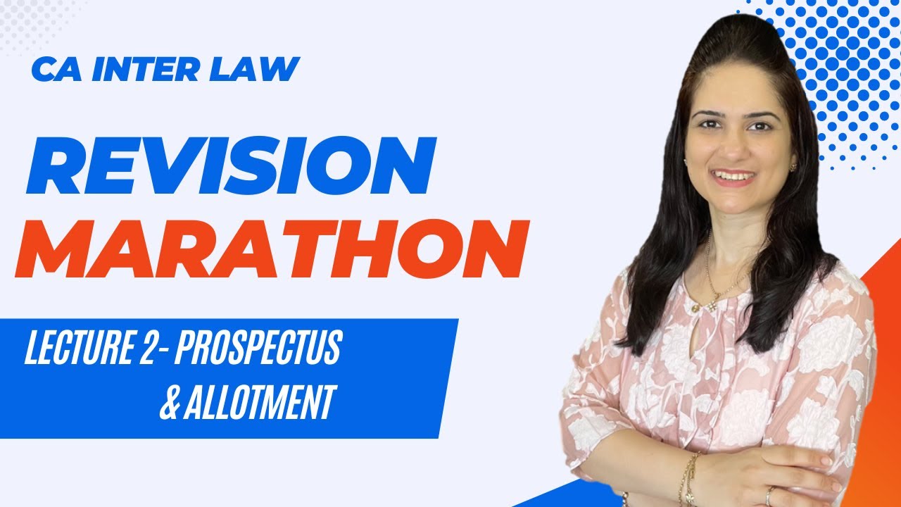 Lecture 2- CA Inter LAW Revision Marathon | In English - YouTube