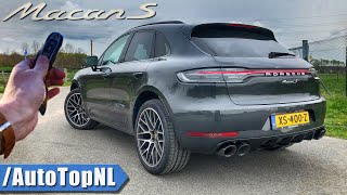 2019 Porsche Macan S REVIEW POV Test Drive on AUTOBAHN & ROAD by AutoTopNL screenshot 1