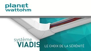 Planet wattohm 16800  Goulotte GTL Viadis complète - 250x65mm - 1