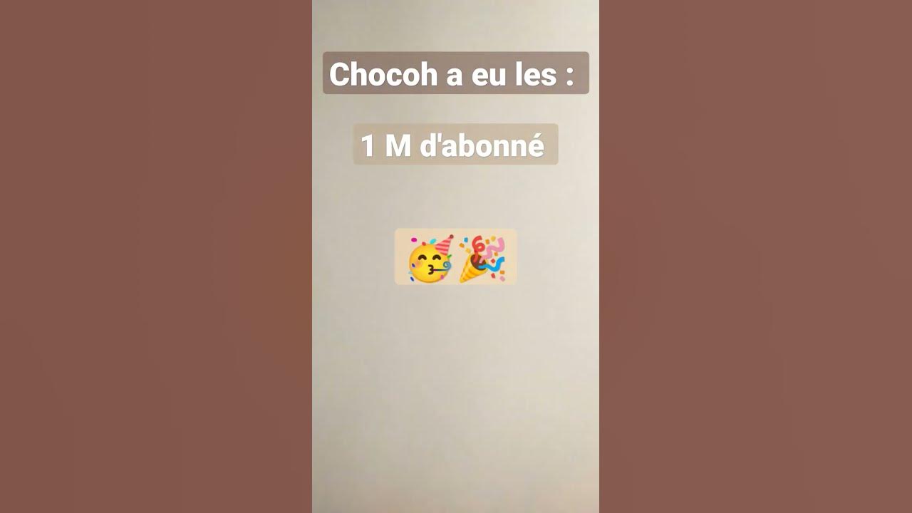 chocoh a eu les - YouTube