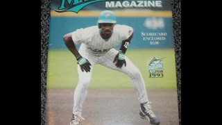 Strat-O-Matic 1993 Florida Marlins first game ever. Link to the original broadcast in the notes