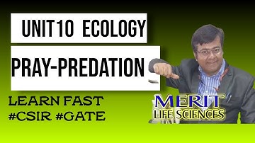 Unit 10 Prey Predation Dynamics CSIR NET