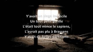 Video thumbnail of "Trois Cafés Gourmand le coffre a jouets Paroles(lyrics)"