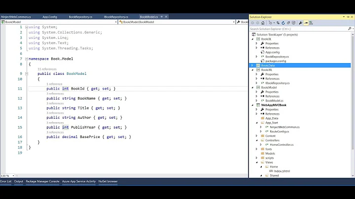 MVC Project Layer With Repository Pattern And Dependency Injection