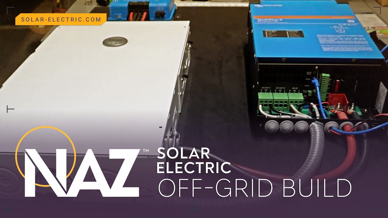 Off Grid Solar Power Panel Build - YouTube