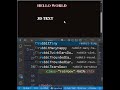 Text shadow effects
