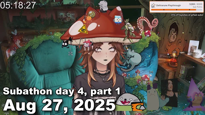 [Dexbonus] Subathon DAY 4!🍄 part 1 (Aug 27, 2025)