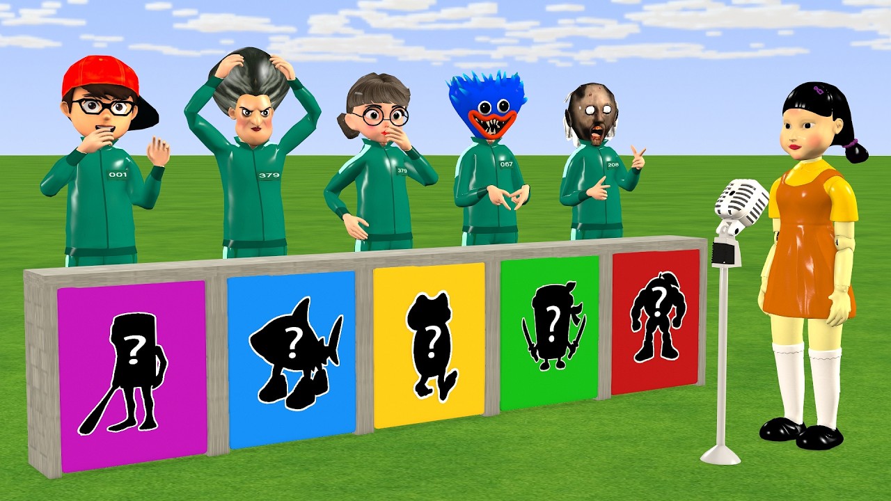 Scary Teacher 3D vs Squid Game Singing to Rescue Tung Tung Tung Sahur Brainrot Challenge