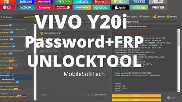 VIVO Y20i Pattern/FRP Lock Remove With ❤️ UNLOCKTOOL