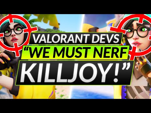 Valorant Devs: "KILLJOY NERFS INCOMING" - MASSACRED - NEW Update Guide