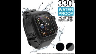 Catalyst Waterproof Apple Watch Case Series 4 44mm with Premium Soft Silicone Apple Watch Band