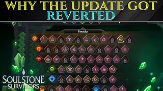 Why Did The New SOULSTONE SURVIVORS Update Get Reverted?