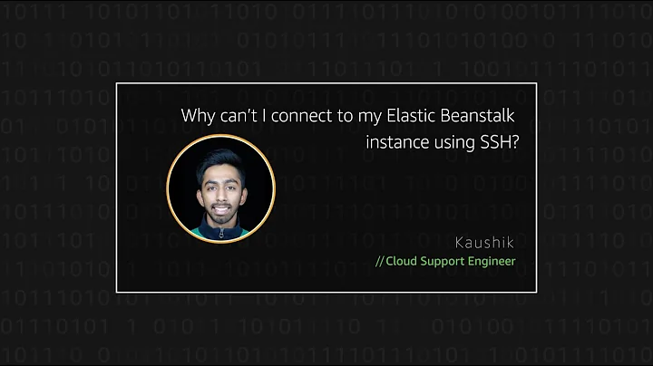 Why can't I connect to my Elastic Beanstalk instance using SSH?
