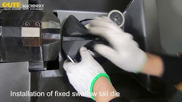 GUTE Machinery CNC Stirrup Bending Machine SGW12D-1/2 installation