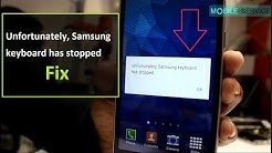 how to fix Samsung Galaxy Grand prime Unfortunately, Samsung keyboard has stopped