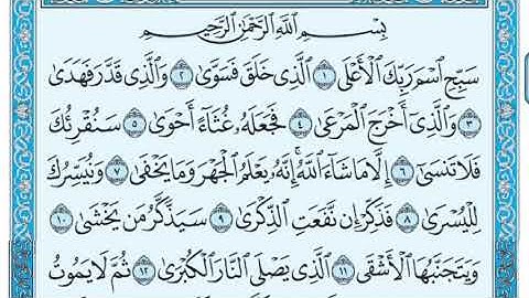 الشيخ/ نواف بن ناجي الشلوي - سورة الأعلى 