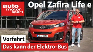 Opel Zafira Life e: Das kann der Elektro-Bus - Review/Fahrbericht | auto motor und sport Opel Zafira Life e: Das kann der Elektro-Bus - Review/Fahrbericht | auto motor und sport