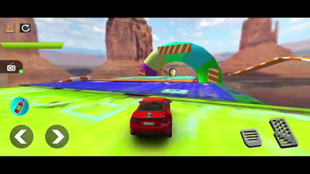 Mega Ramp Car Stunts | Car Driving school, android gameplay - YouTube