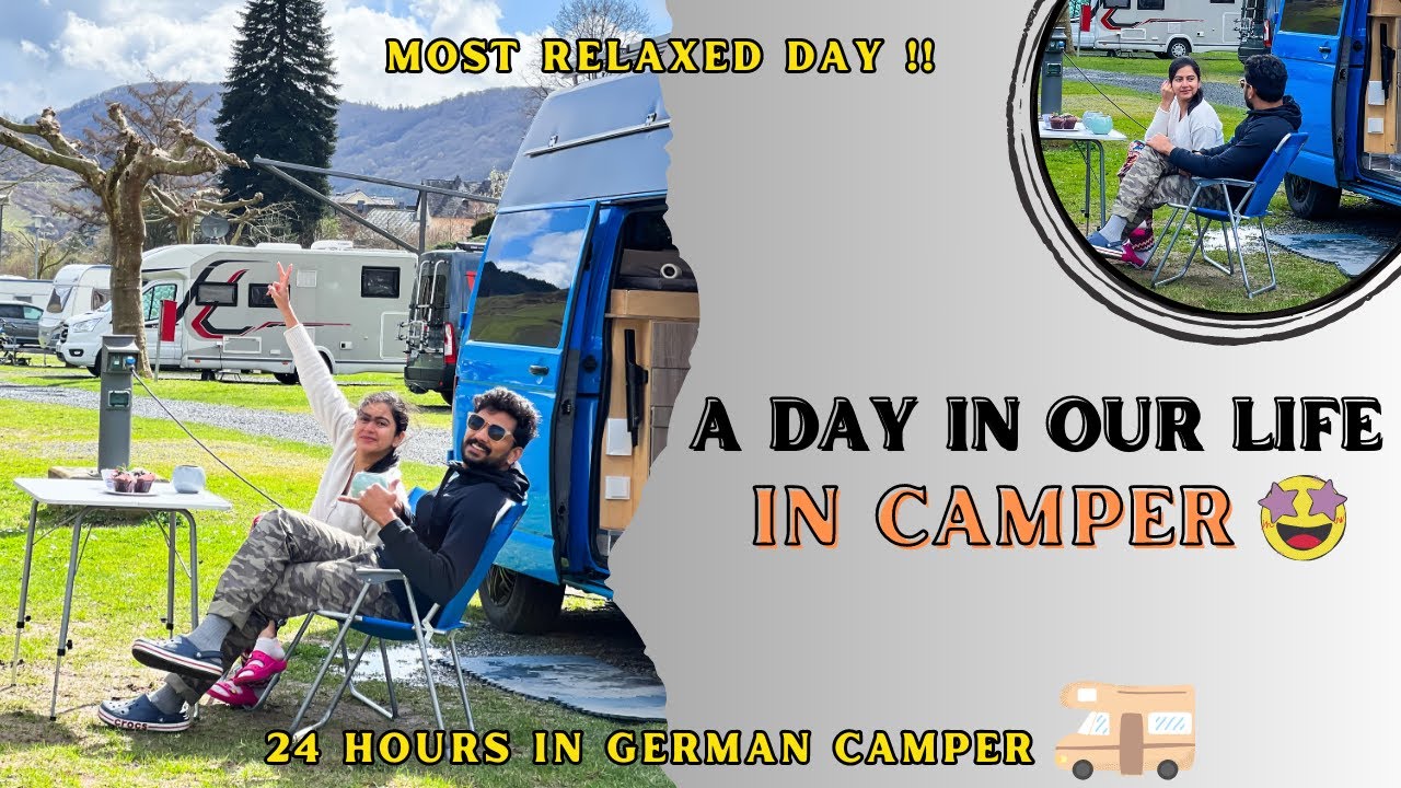 A day in our life | 24 hours in Camper van | Malayalam Vlog |  Camping in Germany