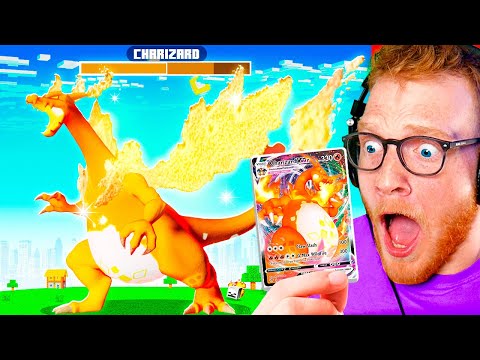 I Opened GIGANTAMAX POKEMON PACKS to get GOD POKEMON in MINECRAFT!