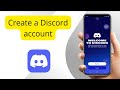 create a new discord user account