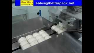 steamed bread roll packing machine, steamed bun frozen food packaging equipment