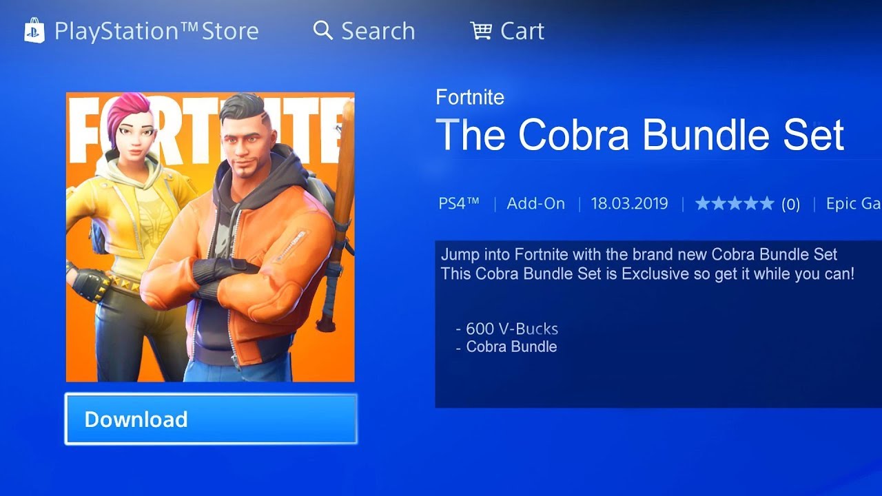 Fortnite Cobra Bundle - Carter V Buck Fortnite Ps4 - 1280 x 720 jpeg 110kB