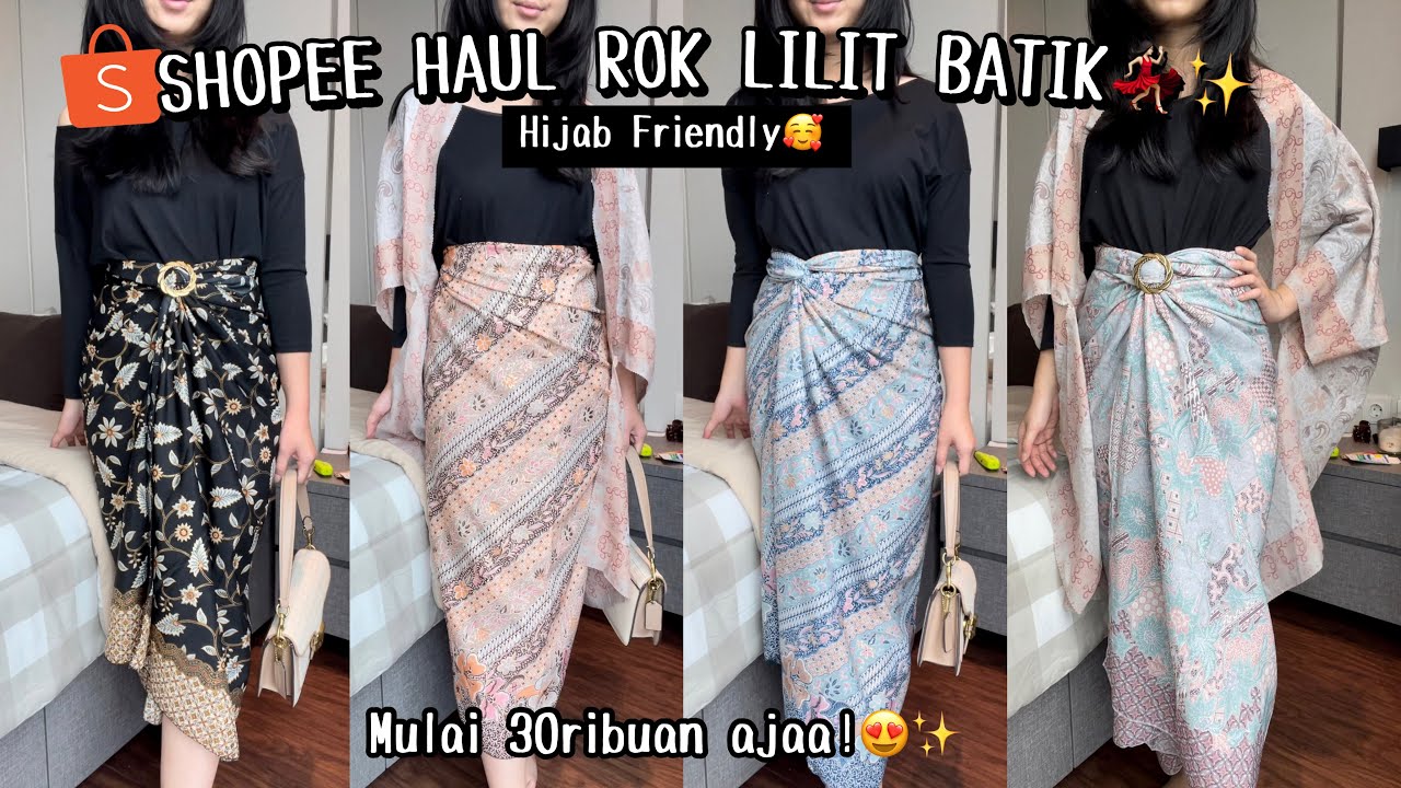 SHOPEE HAUL ROK LILIT UNTUK KONDANGAN HIJAB FRIENDLY VIRAL TIKTOK