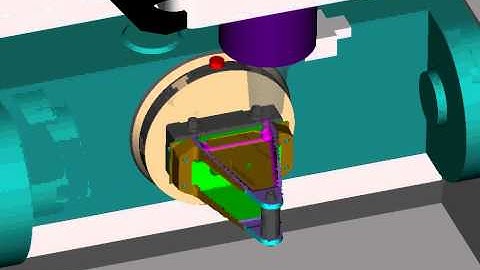 Program HAAS 3 AXIS TO 5 AXIS WITH TR210