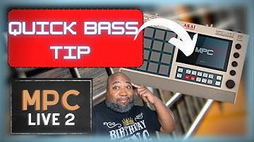 How to Make Quick Basslines in MPC Live 2 Tutorial #mpclive2