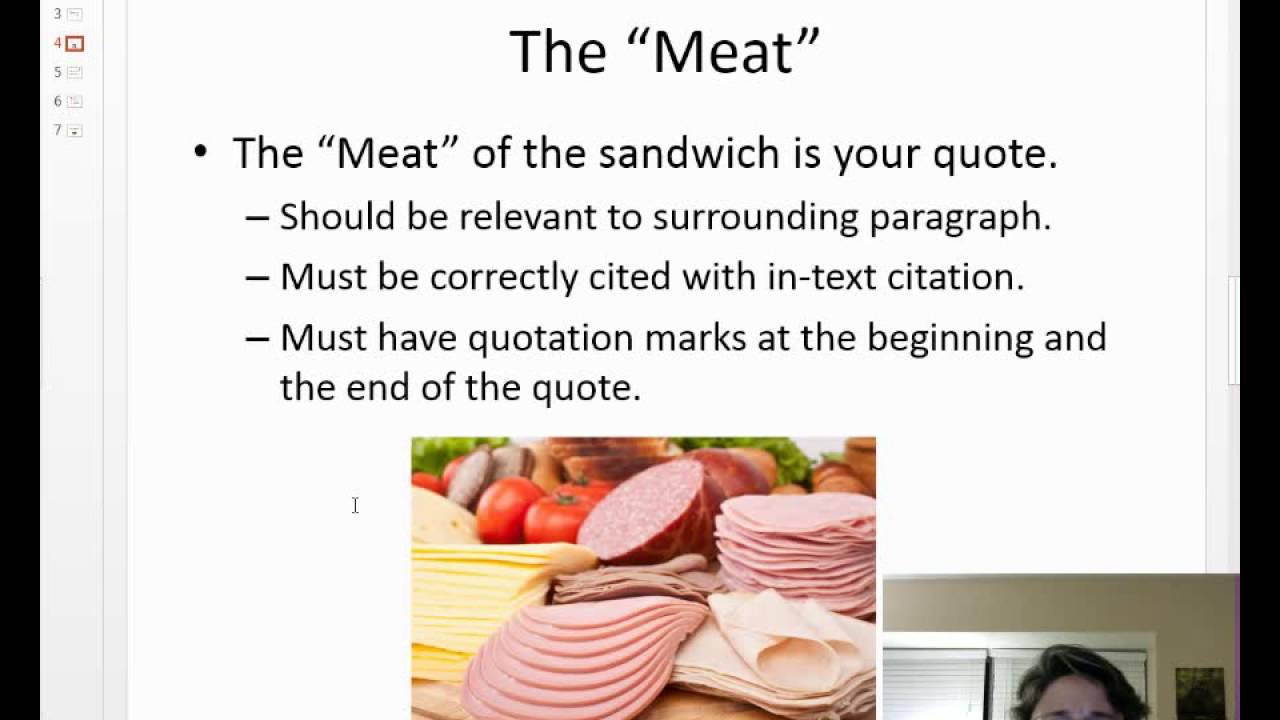 How to Make a Quote Sandwich - YouTube