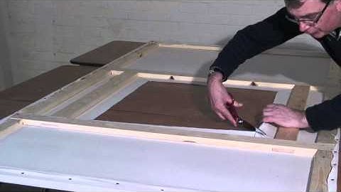 Making Theatre Scenery - window flats (part 3 of 4)