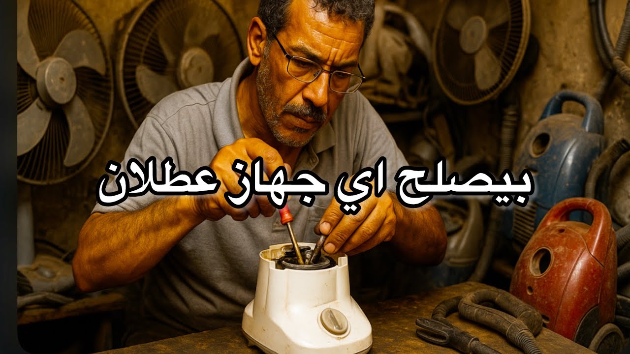 فني مراوح بدرجة بطل.. بينقذ أجهزة الناس من الضياع!