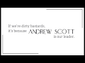 Andrew Scott, you dirty bastard