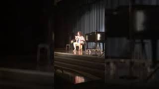 Sadelle singing original song called Only Friends