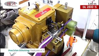#Loiva GL 2610-S for Garments & Leather | Decorative Cord Stitching Machine #HCA
