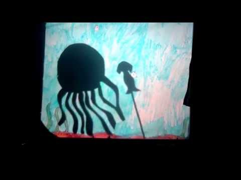 'The Ocean Disaster' shadow puppet play. High Tech Elementary North County. 11/20/14.