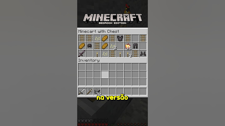 isso só EXISTE na versão da BEDROCK! #minecraft #minecreft #bedrock #curiosidades #minebr #update