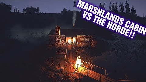SURVIVE THE NIGHTS 1.8 Horde VS The Marshlands Cabin !!