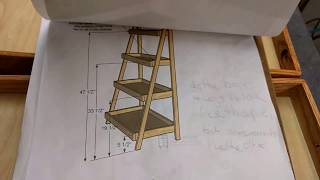Ladder shelf. How to make a leaning ladder shelf. Woodworking. How to. woodworking tips. My woodshop. Making money in the ...