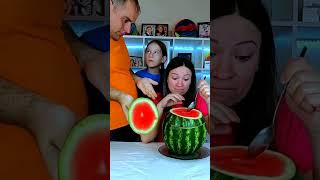 OMG!!!She hid chupa chups in a watermelon!😂 #shorts Best video by SHORTULIKI