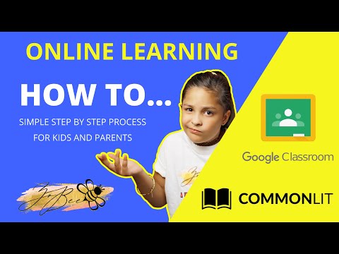 How to access Google Classroom and CommonLit